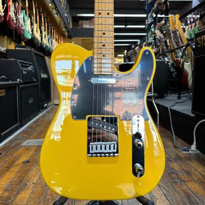 Fender Player II Modified Telecaster Electric Guitar Sunshine Yellow w/Padded Gig Bag image 1