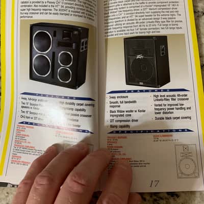 Peavey Sound Reinforcement Catalog 1992 image 10