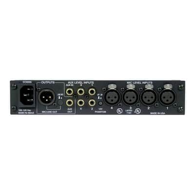 Shure SCM268 4-Channel Rackmount Microphone Mixer image 2