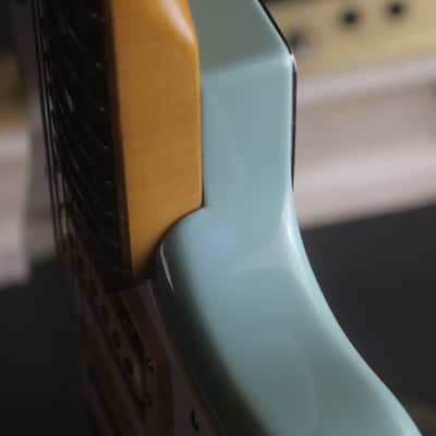 1999-2002 Fender Japan Offset Hybrid w/ JG66 Jaguar Neck / HH / Tune-O-Matic - Sonic Blue image 20