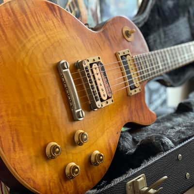 Gibson Les Paul Yamano Standard Faded Non Chambered 1st Year 2005 Figured Heritage Cherry Sunburst w/ OHSC & Docs image 3