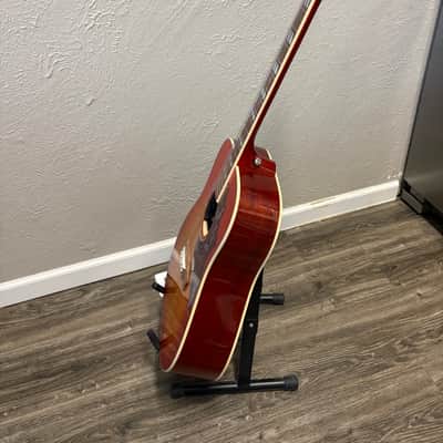 Epiphone Hummingbird PRO Acoustic Electric Dreadnought Guitar Cherry Sunburst image 3