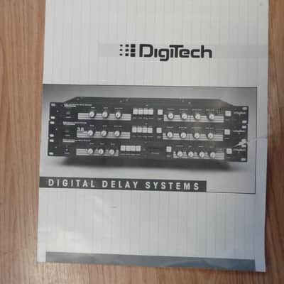 DigiTech RDS 1900 Digital Delay Rack Module w/ footswich,manual & padded rack case image 5