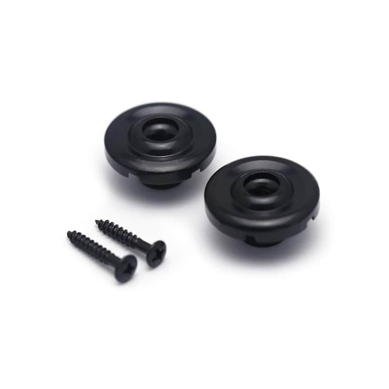 Bass Guitar String Trees String Retainer Guides For Bass Guitar Parts Replacement Pack Of 2Pcs With Mounting Screws Black image 1