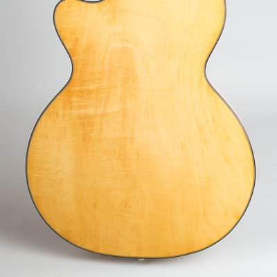 Hofner  Club 50 Arch Top Hollow Body Electric Guitar,  c. 1959, period black hard shell case. image 4