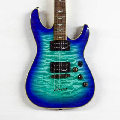 Schecter Omen Extreme-6 - Ocean Blue Burst image 1