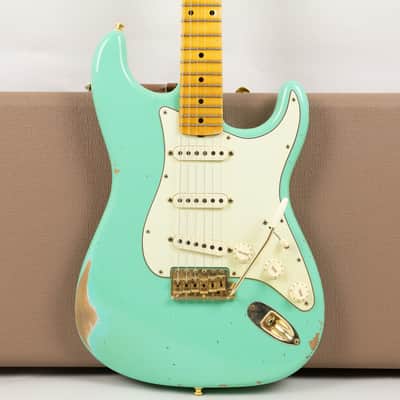 2021 Fender Custom Shop Ltd Ed 62 Stratocaster, Faded/Aged Sea Foam Green image 1