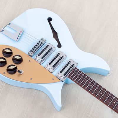 2004 Rickenbacker 325C58 Capri Blue Boy F Hole w/ Case image 10