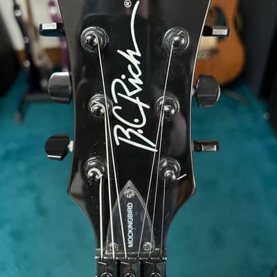 B.C. Rich Mockingbird MGFRBK Black with Floyd Rose image 2
