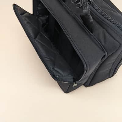 Fractal Audio FM3 Premium Gig Bag #13072 Padded Pedal Pocket, Leather Bottom, Double Padded, Black image 6