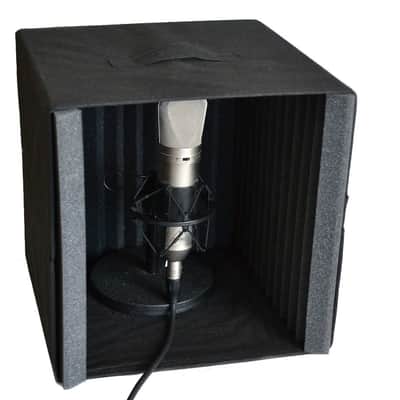 Vocal Booth - SK Sound Recording Equipment - Studio Microphone - Portable Vocal Isolation Booth image 1