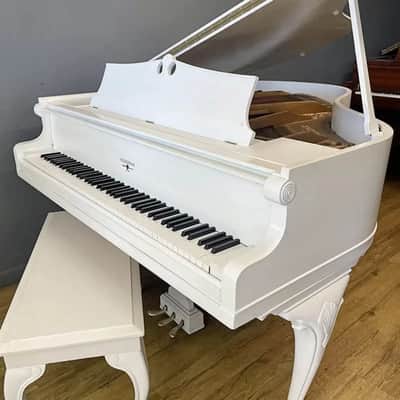 White Baby Grand Piano | Hardman Queen Anne Art-Case Designer image 2