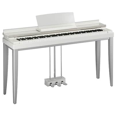 Yamaha Modus R01 Slimline Digital Piano - Misty White COMPLETE HOME BUNDLE image 2