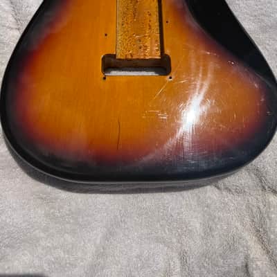 1994 Fender American Stratocaster Body 60’s Sunburst image 11