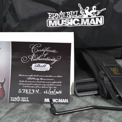 Ernie Ball Music Man JP16 BFR Black Lava John Petrucci Signature w/ Gigbag & FAST Same Day Shipping image 9