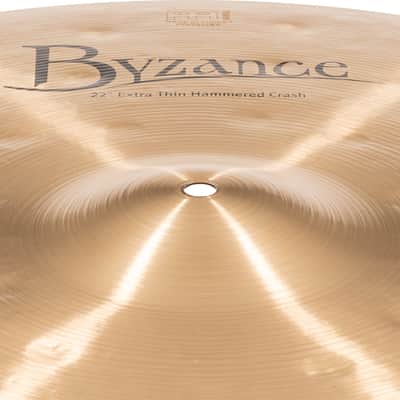 MEINL B22ETHC Byzance Traditional Extra Thin Hammered Crash 22 Zoll traditional image 4