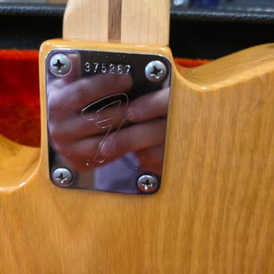 Fender Telecaster Electric Guitar w/ Original Hardshell Case 1973 - Factory Natural image 10