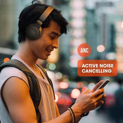 JBL Tune 660NC: Wireless On-Ear Headphones with Active Noise Cancellation - Black image 8
