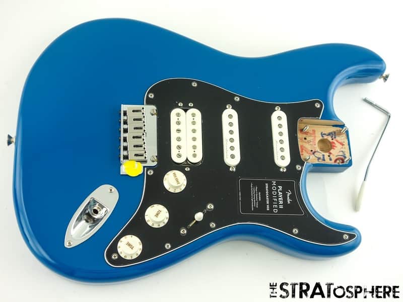 Fender Player II Modified Strat HSS LOADED BODY Noiseless Electric Blue image 1
