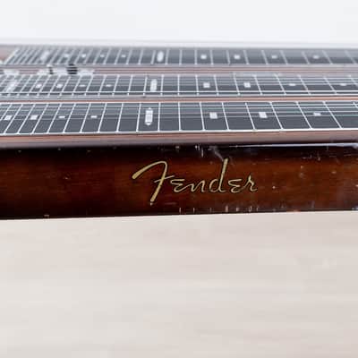 1955 Fender Custom Triple 8 T-8 Vintage Console Lap Steel w/ Tweed Case, Legs image 16