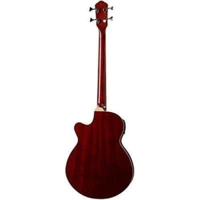 Oscar Schmidt OB100N Venetian Cutaway Spruce Top 4-String Acoustic-Electric Bass Guitar w/Gig Bag image 2