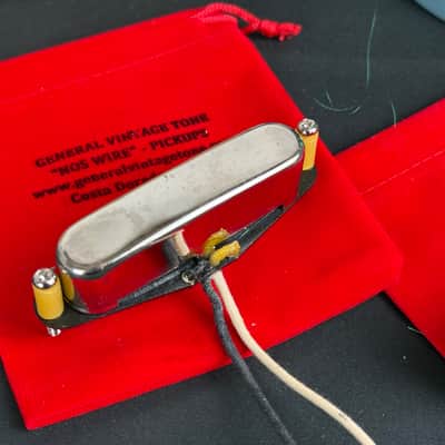 General Vintage Tone Mid 60's  Handwound NOS wire  Pickup set for Telecaster®️ Corona whire NY - Aged image 4