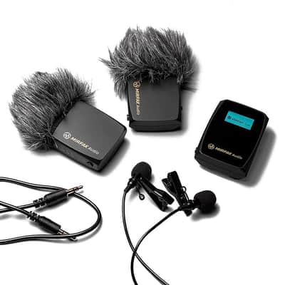 MOZA MIRFAK Audio WE10 Pro Dual-Channel Wireless Microphone System for Lavalier/Short Video Radio Collocation Dual-Channel Receiver image 1