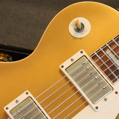 Minty! 2007 Gibson Custom Shop Les Paul 1957 Historic Reissue Electric Guitar Gold Top + COA OHSC image 3