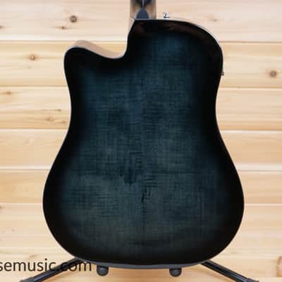Ibanez AAD77CE-TKS Advanced Acoustic - Transparent Black Sunburst High Gloss image 2
