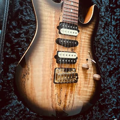 Suhr Modern Spalt Maple Black Burst DEVASTATING image 4