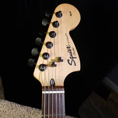 2003 Black Squire SSS Stratocaster, Fully Restored/Upgraded with Hardshell Case image 6