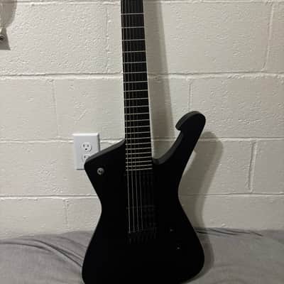 Ibanez ICTB721-BKF Iceman Iron Label 2021 - Present - Black Flat image 1