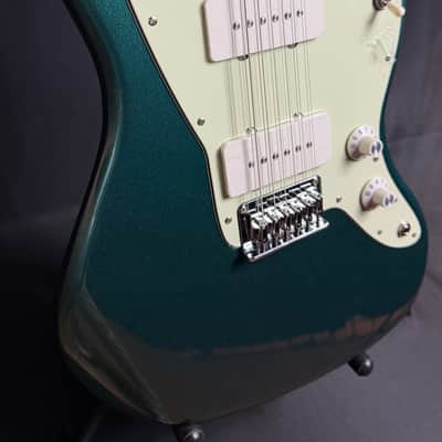 Squier FSR Paranormal Jazzmaster XII 12-String Electric Guitar Sherwood Green image 5