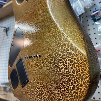 Ibanez RGIR27FE Iron Label custom crackle finish image 4