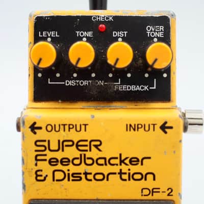 Boss DF-2 Super Feedbacker and Distortion 1985 Made In Japan Guitar Effect Pedal 527900 image 3