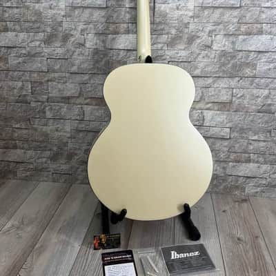 Ibanez #AJ70M2EPW 6 String RH Artwood Series Acoustic Electric Guitar - Pearl White High Gloss image 7