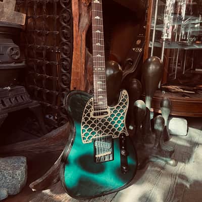 Cindy Guitars Custom Built LeatherFace Model-T 2023 - Shellac image 1