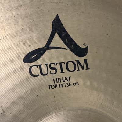 Zildjian A Custom 14" Hi-Hat Cymbals (Pair) 971g / 1143g image 2