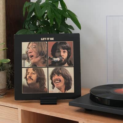 Strumland Vinyl Record Display Stand (Black) – Record & CD Case Holder, 3D-Printed in USA image 4