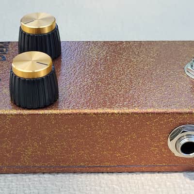 Handpainted Brown Analog Octave effects pedal image 4