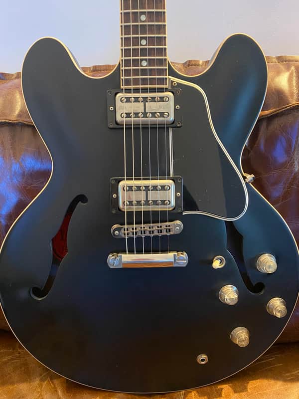 Gibson  Es 335 Custom Shop Chris Cornell  2013 Black Satin image 1