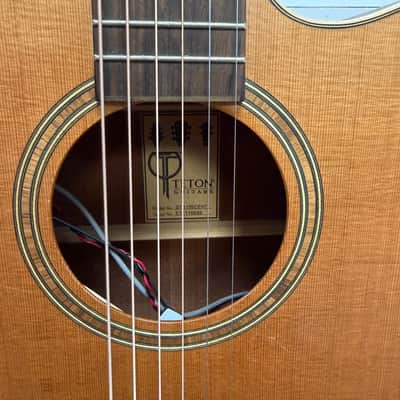Used Teton STS105CENT 105 Series Dreadnought Acoustic Electric Guitar with Case image 9