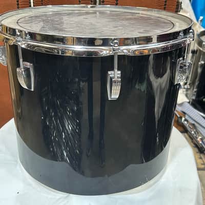 Ludwig 12" deep X 15" head Vistalite Concert Tom (11285-1236) Early 70's - Black Vistalite image 14