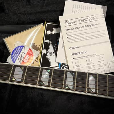 Takamine  TSP178ACK N 2019 -Flame Koa/ Thinline/ Arched Top/ W Pickup image 23