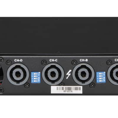 CVR D-654 BLUE 4 Channel Power Amplifier High Output Audio for Live Sound image 3