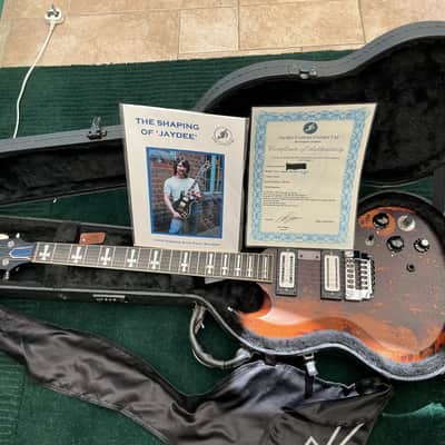 2014 Tony Iommi Black Sabbath John Diggins Relic Old Boy SG First ever made VOS! image 17