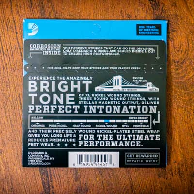 10 SETS - D'Addario EXL158 Nickel Wound Light Baritone Electric Guitar Strings, 13-62 (Brand New/Sealed) image 4