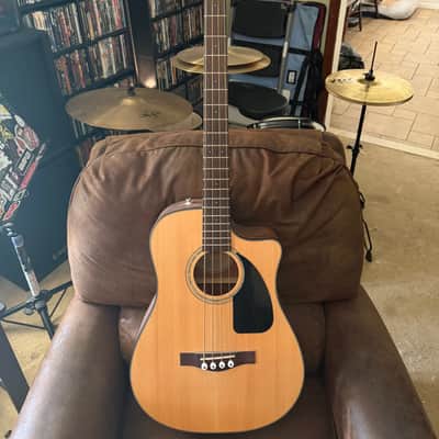 Fender CB-100CE Acoustic-Electric Bass 2010s - Natural image 2