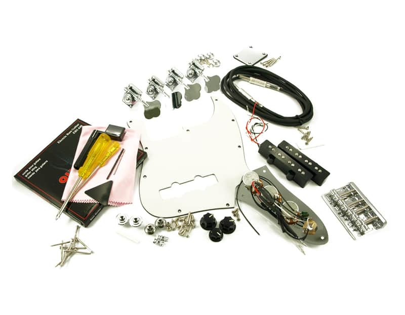 WD Parts Kit For Fender Jazz Bass Chrome image 1