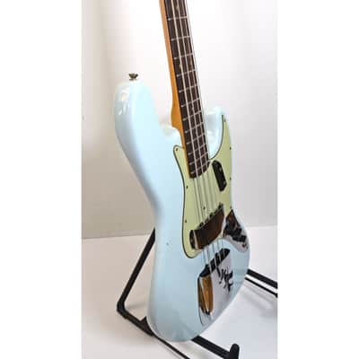 Fender Custom Shop 63 Jazz Bass Journeyman Aged Sonic Blue image 8